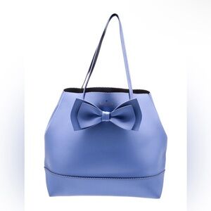 kate spade Periwinkle Blue Leather Bow Tote